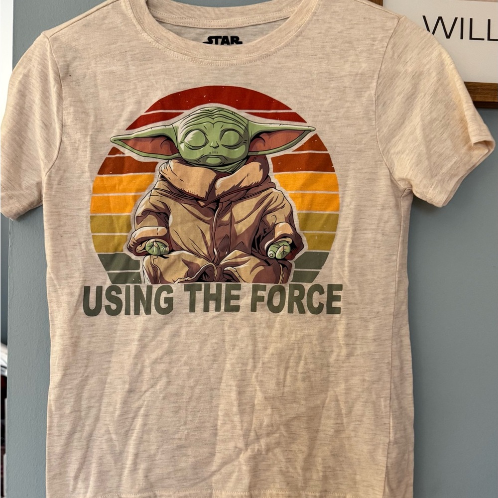 Star Wars Kids Tan 'Using the Force' T-Shirt